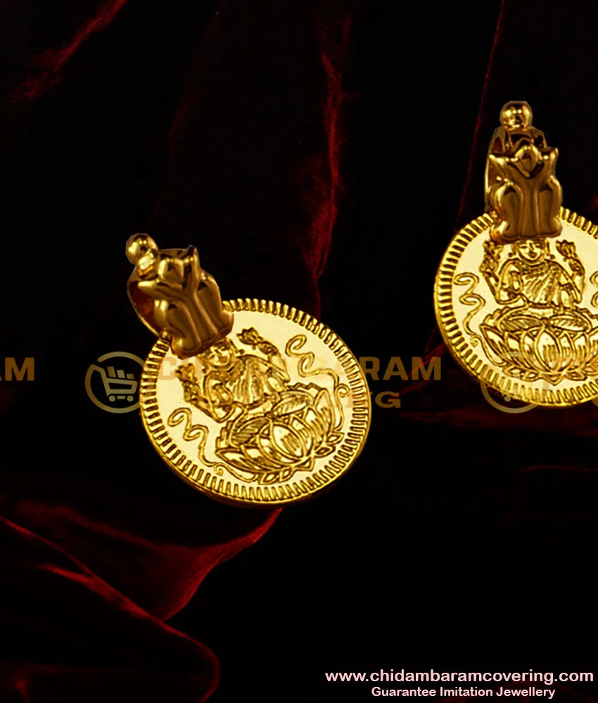 Buy Gold Plated Thaali Small Lakshmi Coin Kasu Set Design For